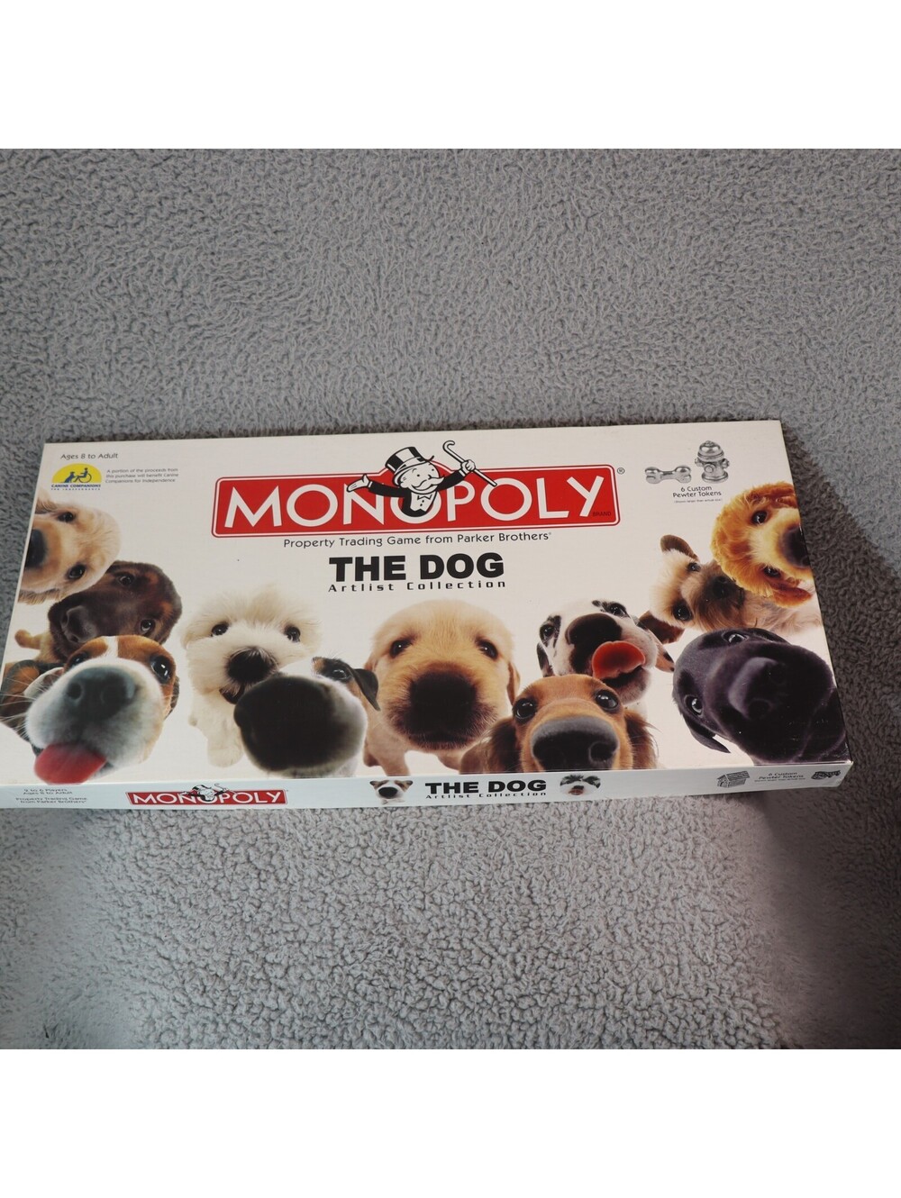 Monopoly The Dog Artlist Collection Board Game 2003 USAopoly